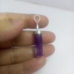 Natural Amethyst Pendant 925 Sterling Silver Purple Gem 27.30ct Pakistan - Image 2