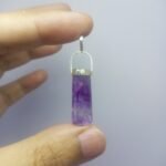 Natural Amethyst Pendant 925 Sterling Silver Purple Gem 27.30ct Pakistan - Image 5