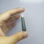 Natural Black Serpentine Pendant 925 Sterling Silver 39ct Pakistan - Image 6