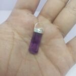 Natural Amethyst Pendant 925 Sterling Silver Purple Gem 27.30ct Pakistan - Image 4