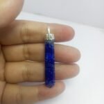 Natural Lapis Lazuli Pendant 925 Silver Pyrite Inclusions 33.80ct - Image 3
