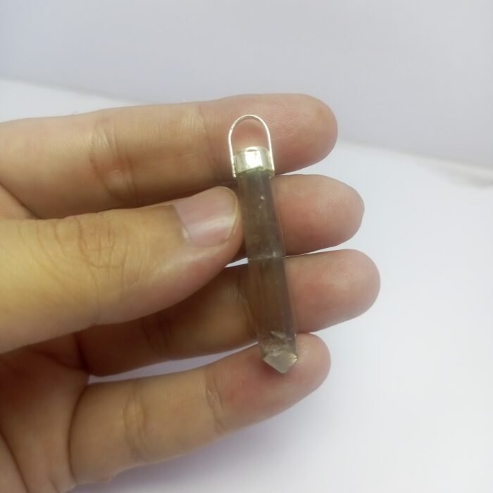 Natural Transparent Quartz Pendant 925 Sterling Silver 45.55ct Pakistan - Image 3