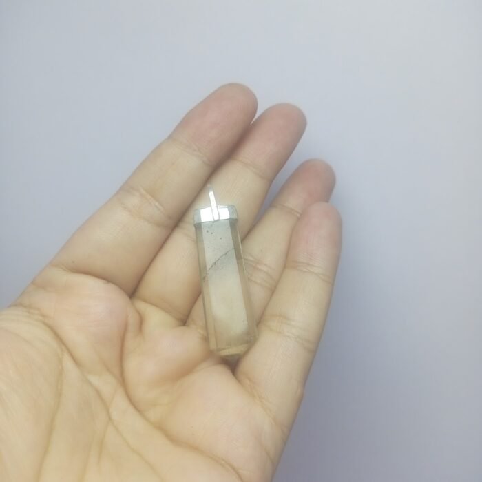 Natural Transparent Quartz Pendant 925 Sterling Silver 45.55ct Pakistan - Image 10
