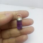 Natural Amethyst Pendant 925 Sterling Silver Purple Gem 27.30ct Pakistan - Image 3