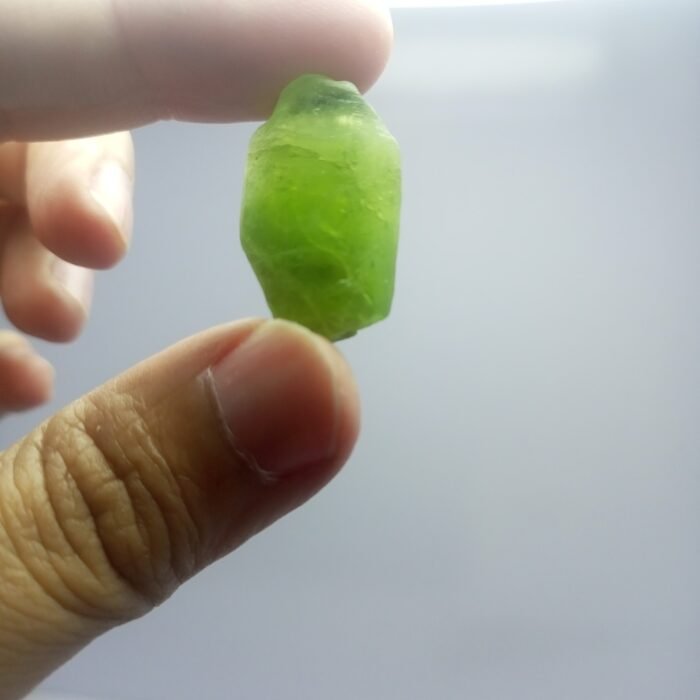Natural Peridot Crystal 50ct Pakistan Facet Grade Rough - Image 5
