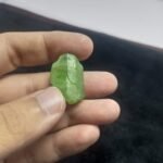 Natural Peridot Crystal 50ct Pakistan Facet Grade Rough - Image 9