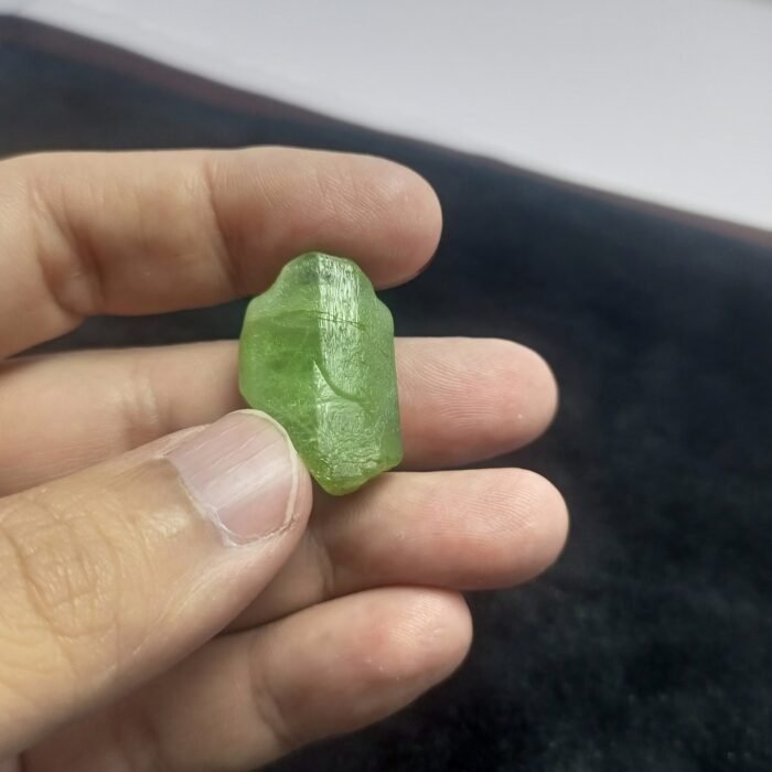 Natural Peridot Crystal 50ct Pakistan Facet Grade Rough - Image 9