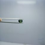 Natural Peridot Owl Carving 4.45ct with Black Tourmaline From Pakistan - Image 5