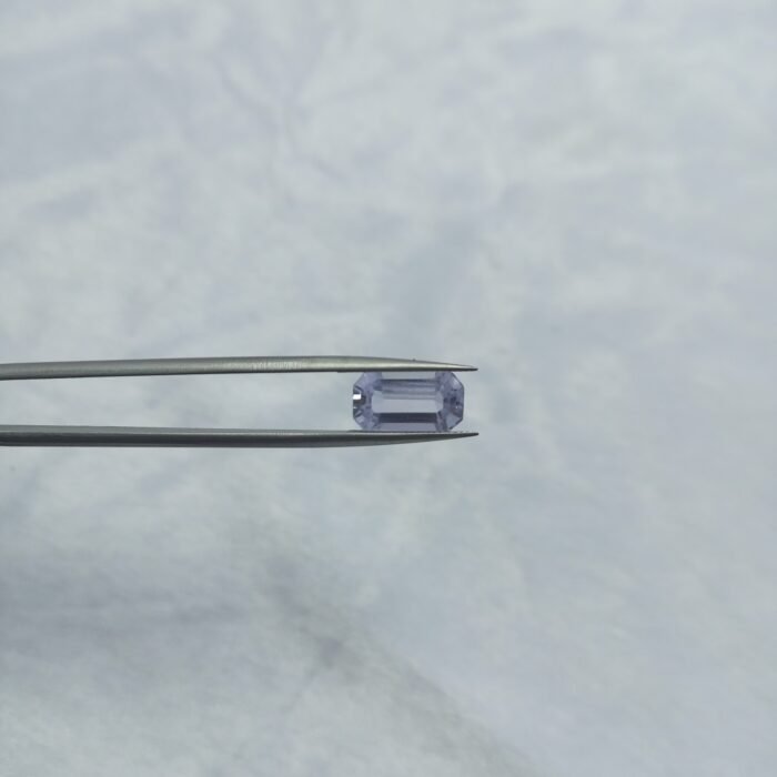 Natural Kunzite 5.30ct Baguette Cut Blue Shade Gem Pakistan - Image 3