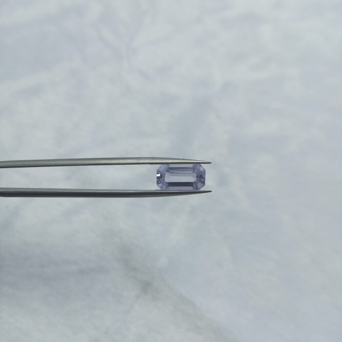 Natural Kunzite 5.30ct Baguette Cut Blue Shade Gem Pakistan - Image 8