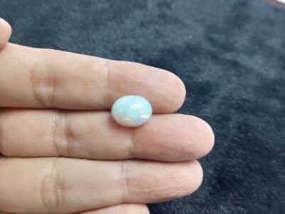 Natural Ethiopian Opal 3.40ct Cabochon Cut Loose Gemstone