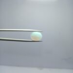 3.40ct Natural Ethiopian White Opal Cabochon Gemstone Rare - Image 5