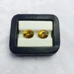 Natural Citrine Owl Cut Pair 9.45ct from Brazil Jewelry Gem - Image 3