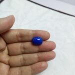 Natural Lapis Lazuli 12.40ct Oval Cabochon Afghanistan Pyrite - Image 3
