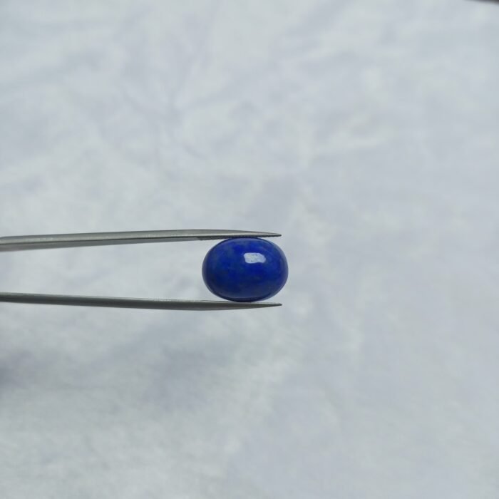 Natural Lapis Lazuli 12.40ct Oval Cabochon Afghanistan Pyrite - Image 4