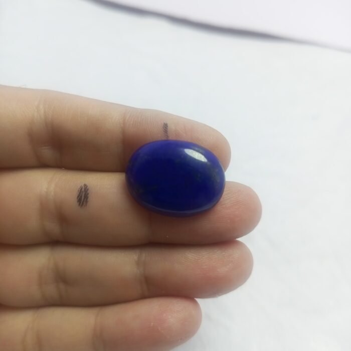 Natural Lapis Lazuli 17.60ct Oval Cabochon Pyrite Afghanistan - Image 4