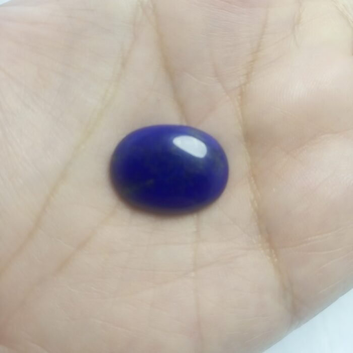 Natural Lapis Lazuli 17.60ct Oval Cabochon Pyrite Afghanistan - Image 6