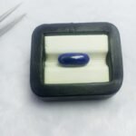 Natural Lapis Lazuli 9.2ct Oval Cabochon Pyrite Afghanistan - Image 4