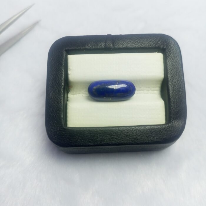 Natural Lapis Lazuli 9.2ct Oval Cabochon Pyrite Afghanistan - Image 4