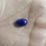 Natural Lapis Lazuli 11.90ct Oval Cabochon Pyrite Afghanistan