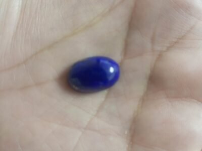 Natural Lapis Lazuli 11.90ct Oval Cabochon Pyrite Afghanistan