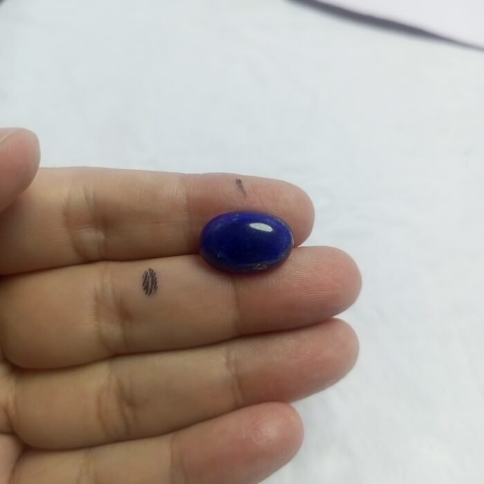 Natural Lapis Lazuli 11.90ct Oval Cabochon Pyrite Afghanistan - Image 3