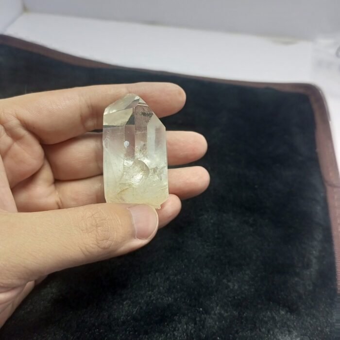 Natural Quartz Crystal 49g Pakistan Facet Rough Specimen - Image 6