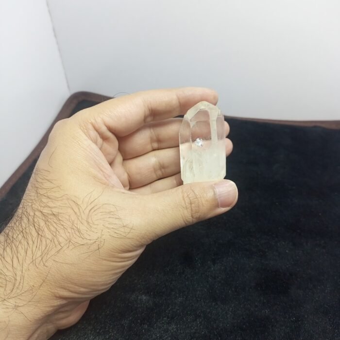 Natural Quartz Crystal 49g Pakistan Facet Rough Specimen - Image 13