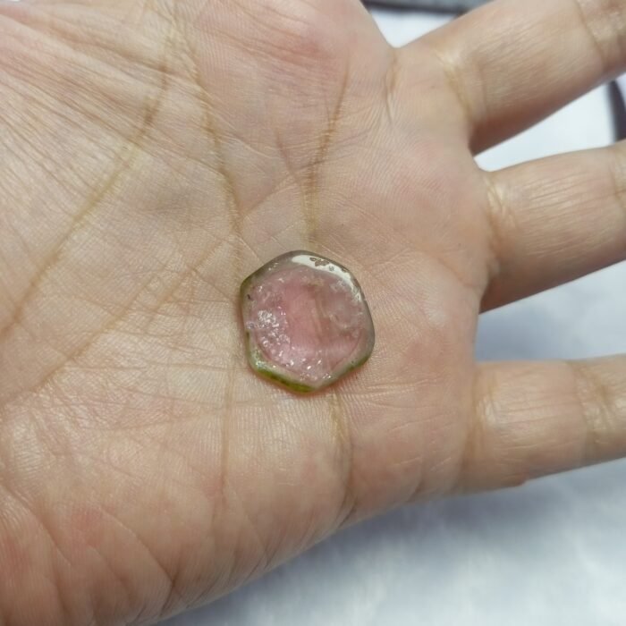 Natural Tourmaline Slice 11.15ct Multi Color Afghanistan - Image 4