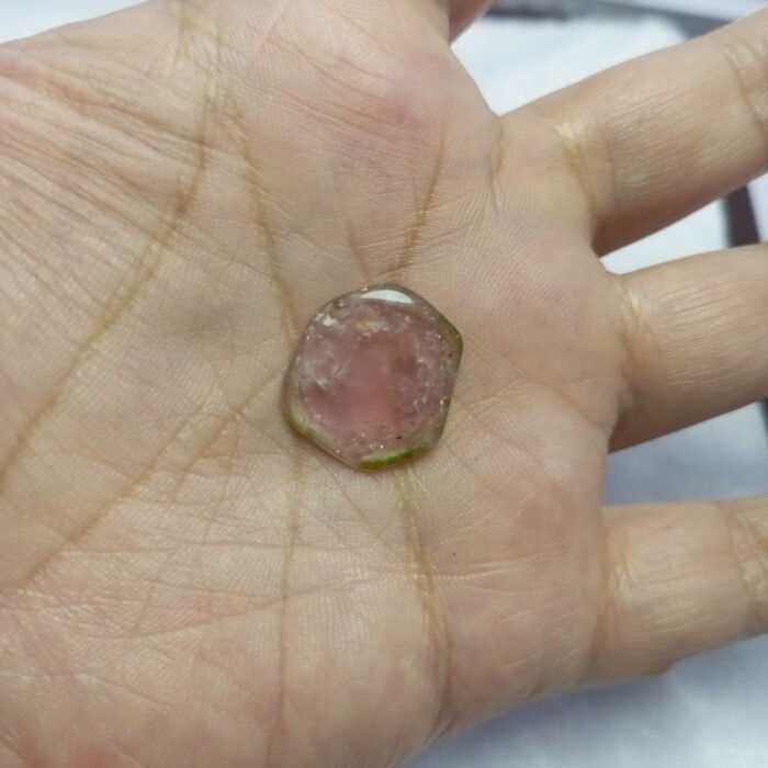 Natural Tourmaline Slice 11.15ct Multi Color Afghanistan - Image 5