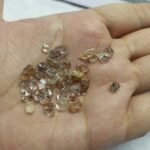 Natural Petroleum Quartz Rough Crystal Pakistan Origin Carbon Inclusions Mineral Specimen