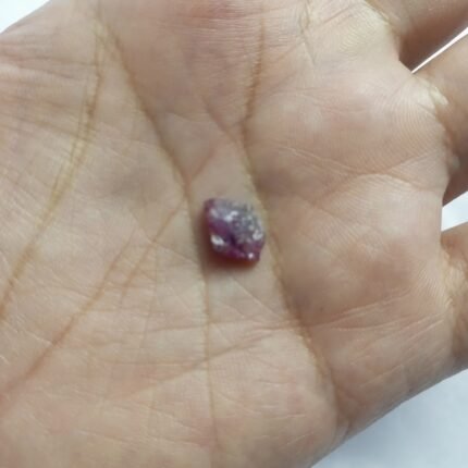 Natural Pink Sapphire Rough Crystal Pakistan Origin Small Slice Mineral Specimen