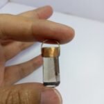 Natural Golden Rutile Quartz Pendant Handmade Copper Antique - Image 2