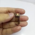Natural Golden Rutile Quartz Pendant Handmade Copper Antique - Image 3
