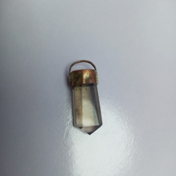 Natural Golden Rutile Quartz Pendant Handmade Copper Antique - Image 7