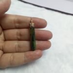 Natural Serpentine Pendant Handmade Copper Antique Style - Image 2