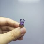 Natural Amethyst Crystal Pendant Handmade Copper Antique Style - Image 7