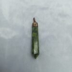 Polished Green Serpentine Pendant Antique Inspired - Image 2