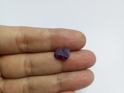 Natural Pink Sapphire Rough Crystal Pakistan Origin Faceting Quality Corundum