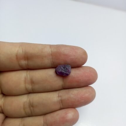 Natural Pink Sapphire Rough Crystal Pakistan Origin Faceting Quality Corundum
