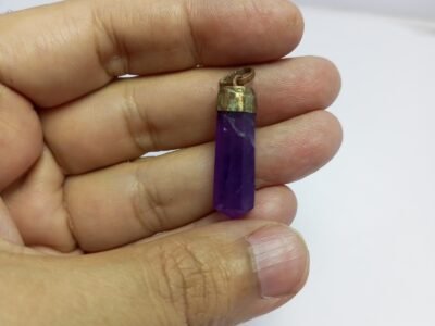 Natural Pakistan Amethyst Pendant Antique Design