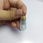 Handmade Natural Aquamarine Pendant Copper Wire Jewelry Pakistan Origi