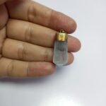 Natural Aquamarine Crystal Pendant Handmade Copper Antique Style - Image 3