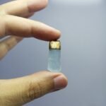 Natural Aquamarine Crystal Pendant Handmade Copper Antique Style - Image 10