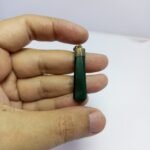 Natural Serpentine Copper Pendant Pakistan Origin Serpentine Green Stone Antique Necklace