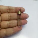 Natural Quartz Black Tourmaline Pendant Pakistan Origin Tourmalinated Quartz Copper Necklace
