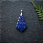 Natural Lapis Lazuli Kite Pendant 30.60ct Pyrite Afghanistan Polished - Image 3