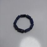 Natural Lapis Lazuli Bracelet 179ct Pyrite White Inclusion Afghanistan - Image 6