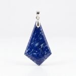 Natural Lapis Lazuli Kite Pendant 30.60ct Pyrite Afghanistan