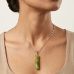 Natural Serpentine Apple Green Locket Pendant 47.80ct Pakistan Faceted - Image 2